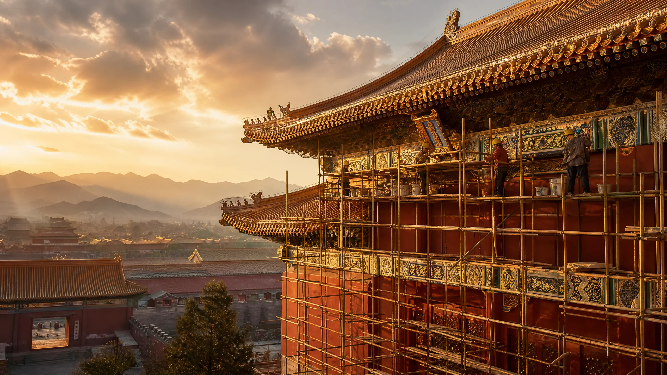 古建筑全景